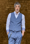 Chaleco Grosseto Azul  | Aragaza - Tu estilo hecho en Barcelona - Barcelona Fashion - Camisas de Calidad