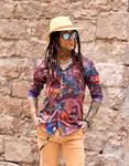 Camisa Goldfish Azul | Aragaza - Tu estilo hecho en Barcelona - Barcelona Fashion - Camisas de Calidad
