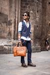 Bolso Aragaza 360 Taupe | Aragaza - Tu estilo hecho en Barcelona - Barcelona Fashion - Camisas de Calidad