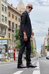 Zapatos 8005H2 Burdeos-Negro | Aragaza - Tu estilo hecho en Barcelona - Barcelona Fashion - Camisas de Calidad