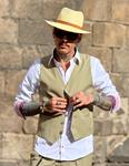 Chaleco Grosseto Salvia | Aragaza - Tu estilo hecho en Barcelona - Barcelona Fashion - Camisas de Calidad