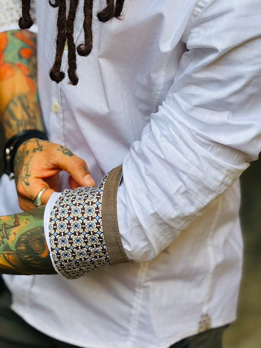 Camisa Scurcola Blanca | Aragaza - Your shirt made in Barcelona - Quality shirts