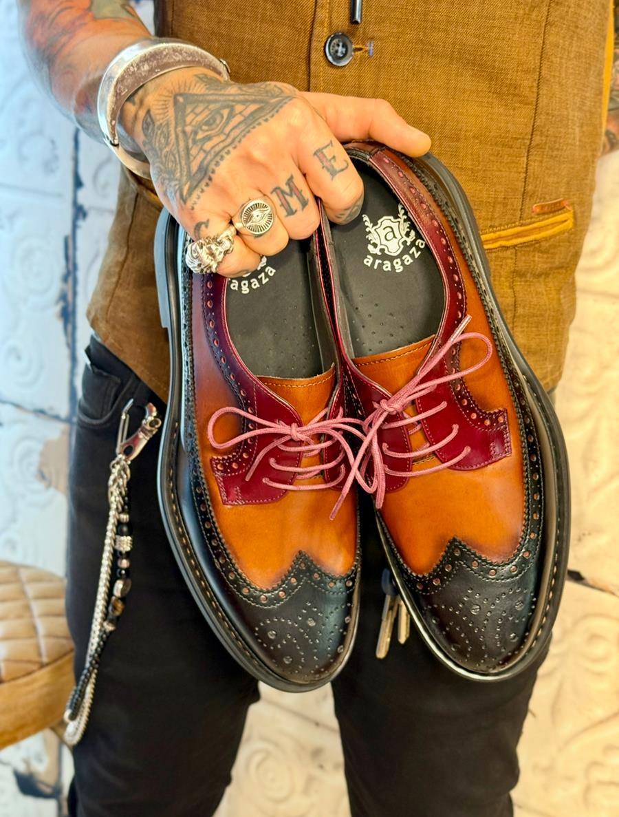 Zapatos 8179H4 negro/cuere | Aragaza - Tu estilo hecho en Barcelona - Barcelona Fashion - Camisas de Calidad