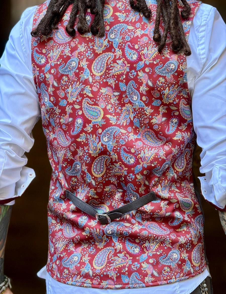 Chaleco cruzado Ramio Gris | Aragaza - Tu estilo hecho en Barcelona - Barcelona Fashion - Camisas de Calidad