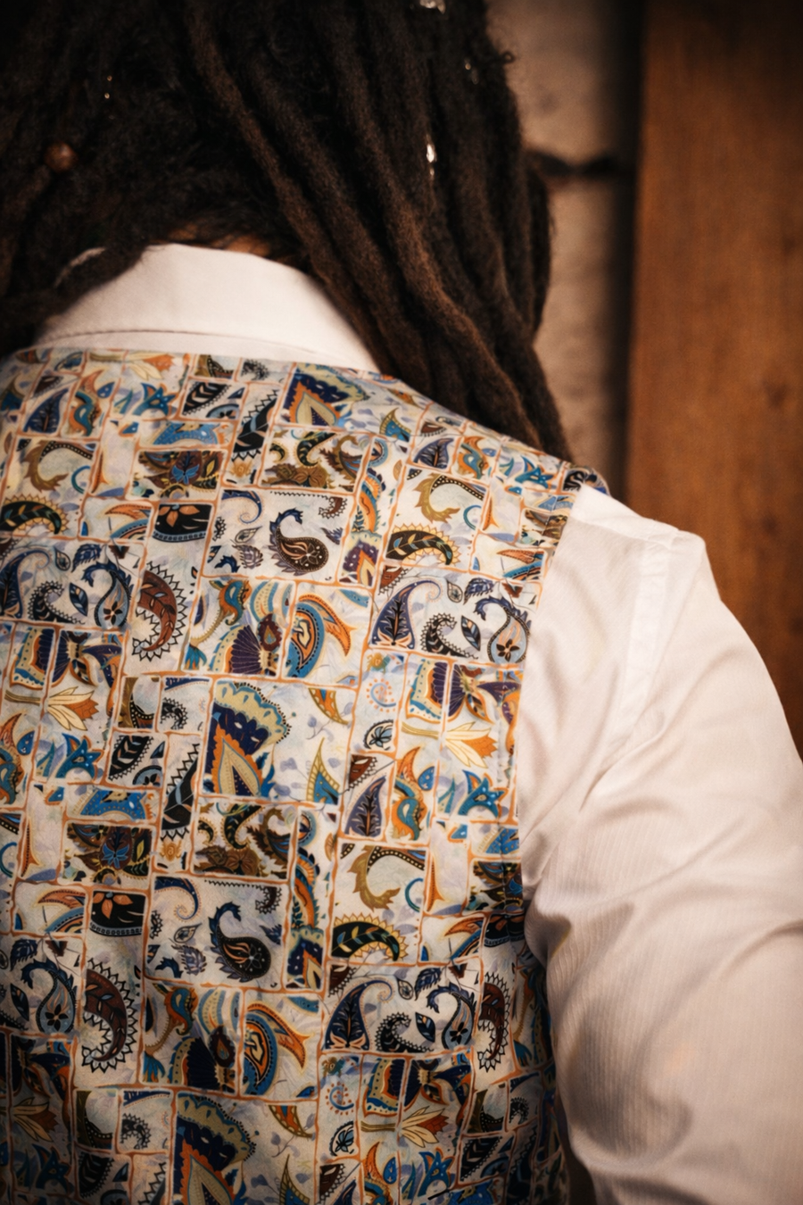 Chaleco Art Nouveau  | Aragaza - Tu estilo hecho en Barcelona - Barcelona Fashion - Camisas de Calidad