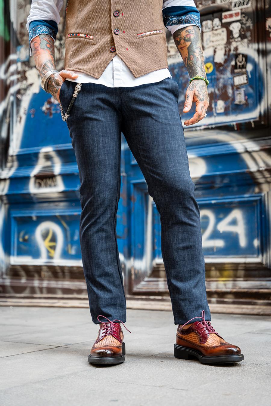 Pantalón Wang  | Aragaza - Votre chemise faite à Barcelone - Mode de Barcelone - Chemises de qualité