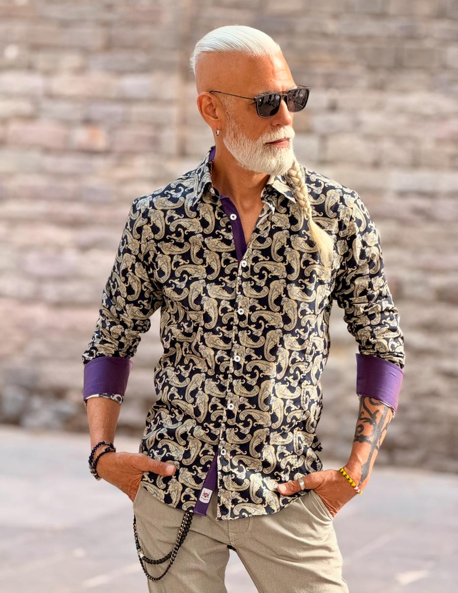 Camisa Cashmere | Aragaza - Els teus estils fets a Barcelona - Moda Barcelona - Samarretes de qualitat