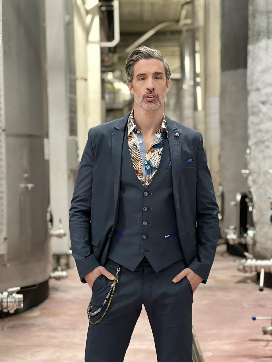 Americana Xarente Marino | Aragaza - Tu estilo hecho en Barcelona - Barcelona Fashion - Camisas de Calidad