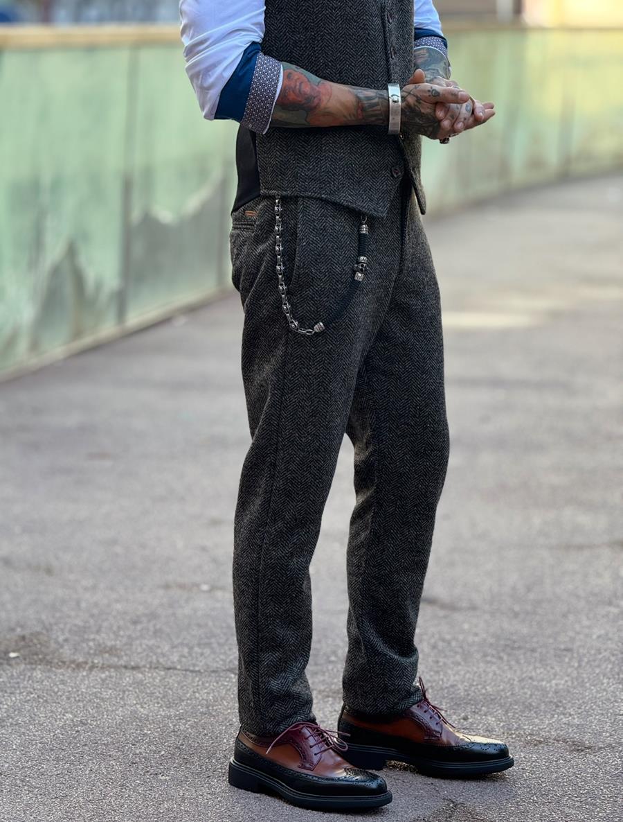 Pantalón Moulen Marrón | Aragaza - Tu estilo hecho en Barcelona - Barcelona Fashion - Camisas de Calidad