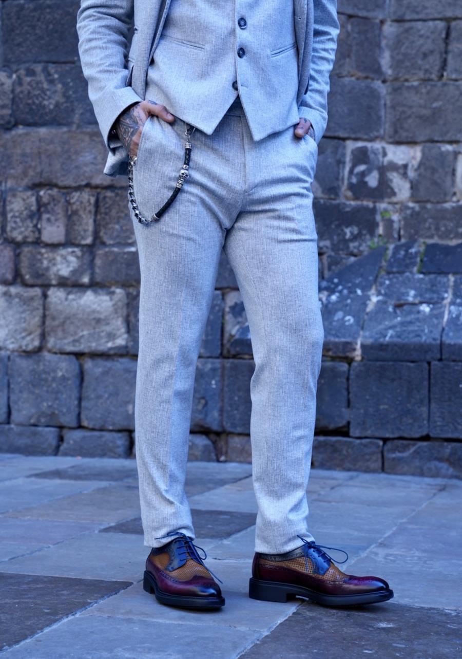 Pantalón Audo gris  | Aragaza - Your shirt made in Barcelona - Quality shirts
