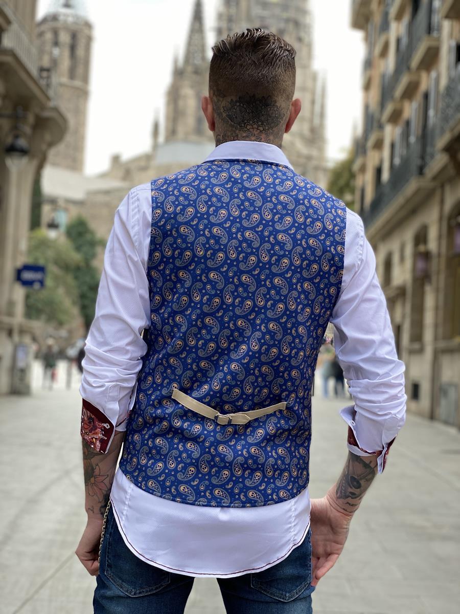 Chaleco Pirate Beige | Aragaza - Tu estilo hecho en Barcelona - Barcelona Fashion - Camisas de Calidad