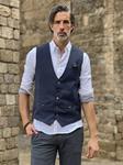 Chaleco Nara Black  | Aragaza - Votre chemise faite à Barcelone - Mode de Barcelone - Chemises de qualité