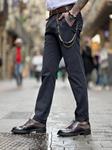 Pantalón New Brand Horsein Marino | Aragaza - Tu estilo hecho en Barcelona - Barcelona Fashion - Camisas de Calidad