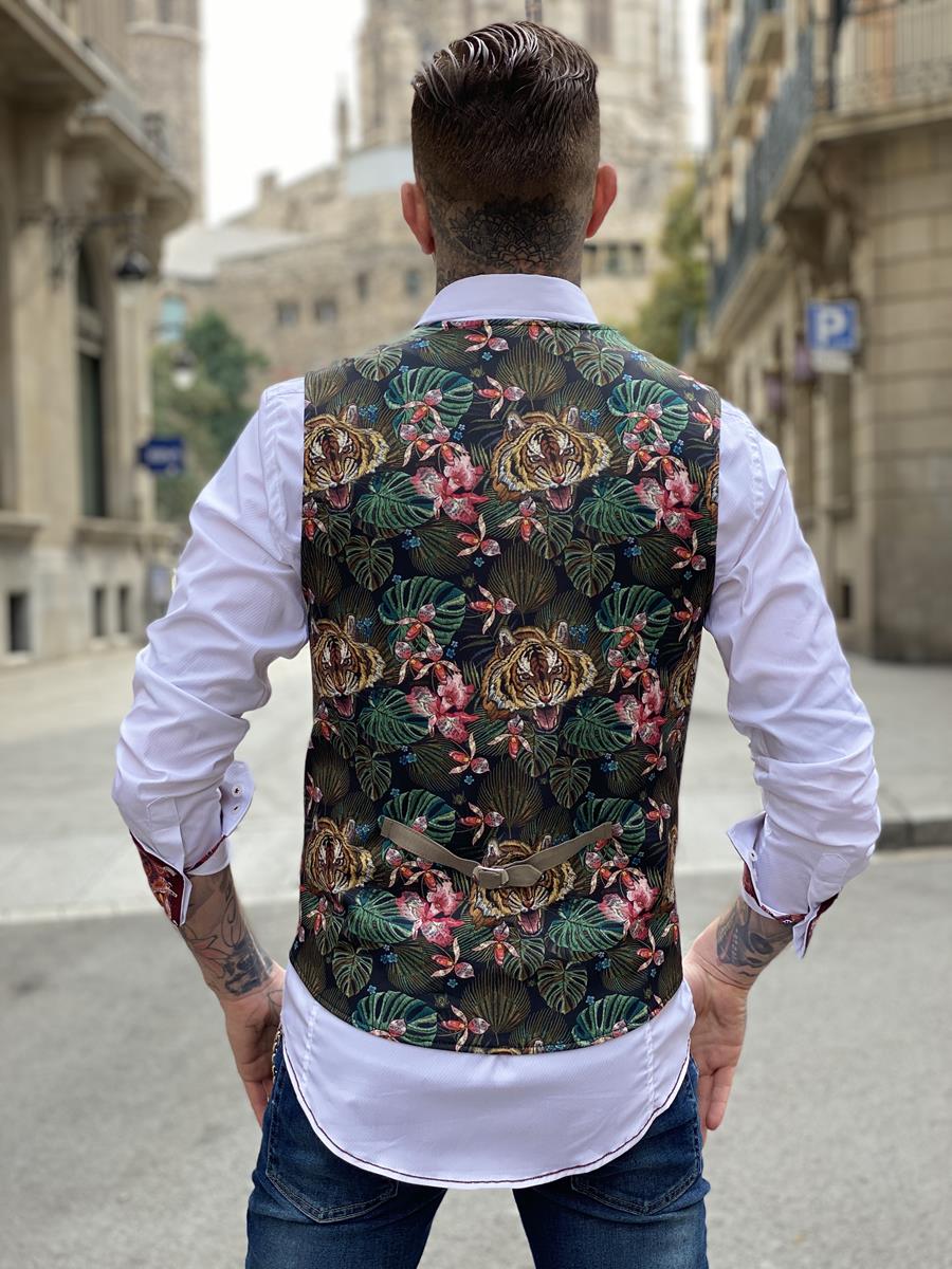 Chaleco Tiger | Aragaza - Tu estilo hecho en Barcelona - Barcelona Fashion - Camisas de Calidad
