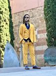 Americana Oro Ocre | Aragaza - Els teus estils fets a Barcelona - Moda Barcelona - Samarretes de qualitat