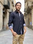 Camisa Vittorito Negro | Aragaza - Tu estilo hecho en Barcelona - Barcelona Fashion - Camisas de Calidad