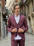 Americana Corse Bordeos | Aragaza - Tu estilo hecho en Barcelona - Barcelona Fashion - Camisas de Calidad