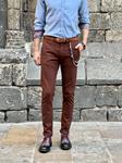 Pantalón Maximo Smith Caramello | Aragaza - Tu estilo hecho en Barcelona - Barcelona Fashion - Camisas de Calidad