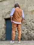 Chaleco Enzo Naranja V24 | Aragaza - Tu estilo hecho en Barcelona - Barcelona Fashion - Camisas de Calidad
