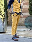 Pantalón Oro Ocre | Aragaza - Els teus estils fets a Barcelona - Moda Barcelona - Samarretes de qualitat