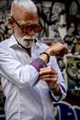 Camisa Blanca Camere puño rojo | Aragaza - Tu estilo hecho en Barcelona - Barcelona Fashion - Camisas de Calidad