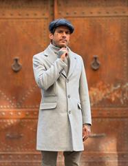 Abrigo Carlo In26 Gris  | Aragaza - Your shirt made in Barcelona - Quality shirts