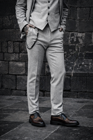 Pantalón Audo gris  | Aragaza - Votre chemise faite à Barcelone - Mode de Barcelone - Chemises de qualité