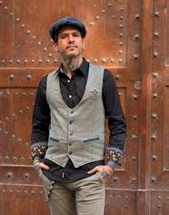 Chaleco Bcn TH Acero  | Aragaza - Tu estilo hecho en Barcelona - Barcelona Fashion - Camisas de Calidad