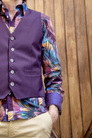 Chaleco Grosseto Bordeaux | Aragaza - Tu estilo hecho en Barcelona - Barcelona Fashion - Camisas de Calidad