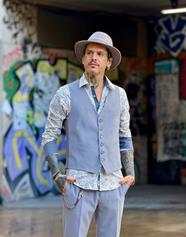 Alphes Grey Vest | Aragaza - Your shirt made in Barcelona - Quality shirts