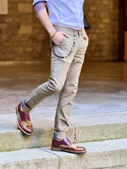 Pantalón Bcn Alt Tostado  | Aragaza - Els teus estils fets a Barcelona - Moda Barcelona - Samarretes de qualitat