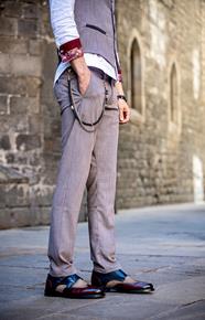 Pantalón Maximo Flamengo Negro | Aragaza - Tu estilo hecho en Barcelona - Barcelona Fashion - Camisas de Calidad