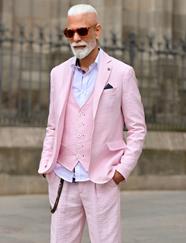 Americana Pitt Rosa  | Aragaza - Votre chemise faite à Barcelone - Mode de Barcelone - Chemises de qualité