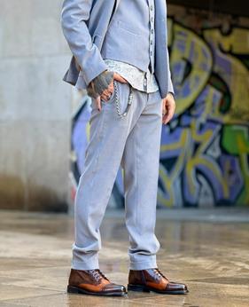 Pantalón Alphes Gris  | Aragaza - Tu estilo hecho en Barcelona - Barcelona Fashion - Camisas de Calidad