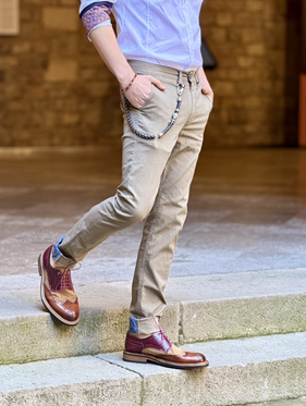 Pantalón Bcn Alt Tostado  | Aragaza - Els teus estils fets a Barcelona - Moda Barcelona - Samarretes de qualitat