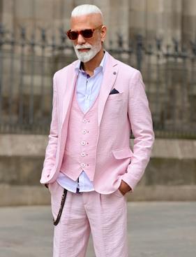 Americana Pitt Rosa  | Aragaza - Tu estilo hecho en Barcelona - Barcelona Fashion - Camisas de Calidad