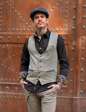 Chaleco Bcn TH Tostado  | Aragaza - Your shirt made in Barcelona - Quality shirts