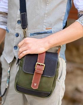 Bolso Arabag 252 kaki | Aragaza - Els teus estils fets a Barcelona - Moda Barcelona - Samarretes de qualitat