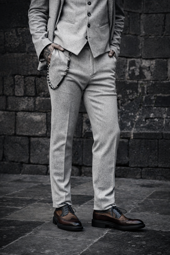 Pantalón Audo gris  | Aragaza - Your shirt made in Barcelona - Quality shirts